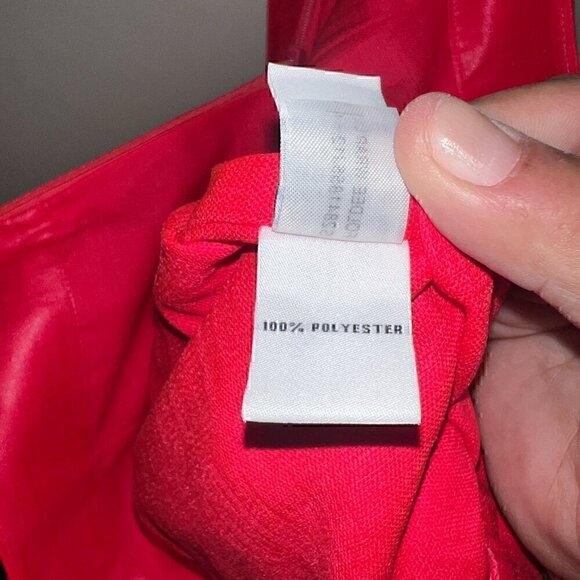 DIANE VON FURSTENBERG DVF Shimmer Coral Pink Wrap Tie Sheen Shorts US 6 - Picture 5 of 9